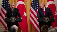 رجب طیب اردوغان، رئیس‌جمهوری ترکیه و دونالد ترامپ، رئیس‌جمهوری آمریکا