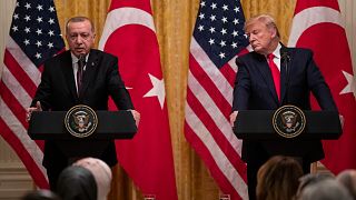 رجب طیب اردوغان، رئیس‌جمهوری ترکیه و دونالد ترامپ، رئیس‌جمهوری آمریکا