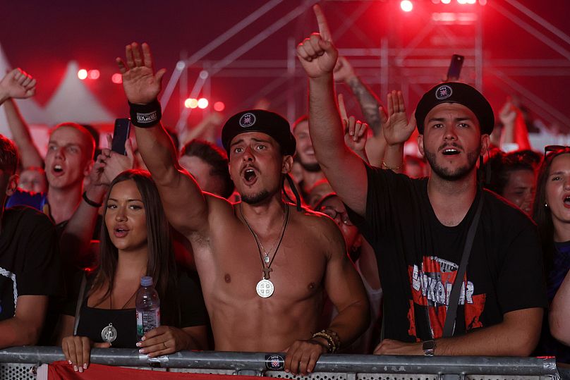 Fans of Marko Perković, the right-wing singer notorious for his perceived sympathy for Croatia's World War II pro-Nazi puppet regime