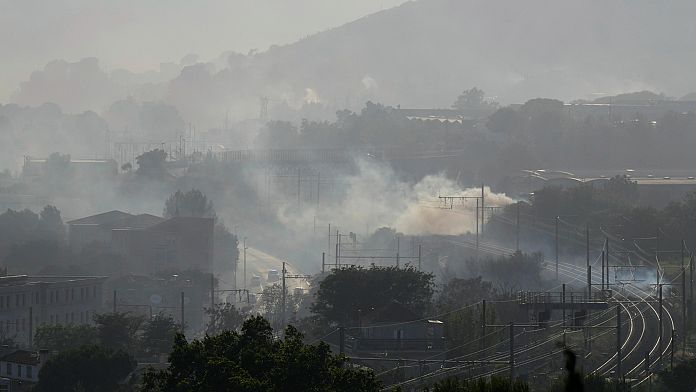 Marseille flights and trains experience second day of disruptions as wildfires blaze in France Marseille Airport was temporarily closed on Tuesday as wildfires raced towards the city.