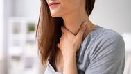 Sore throat can be a symptom of mono.