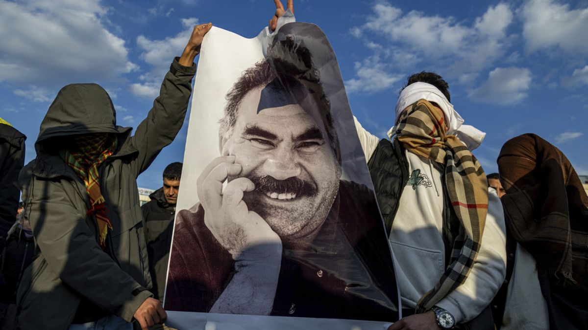 Jailed PKK leader urges Kurdish militants to disarm before symbolic peace ceremony