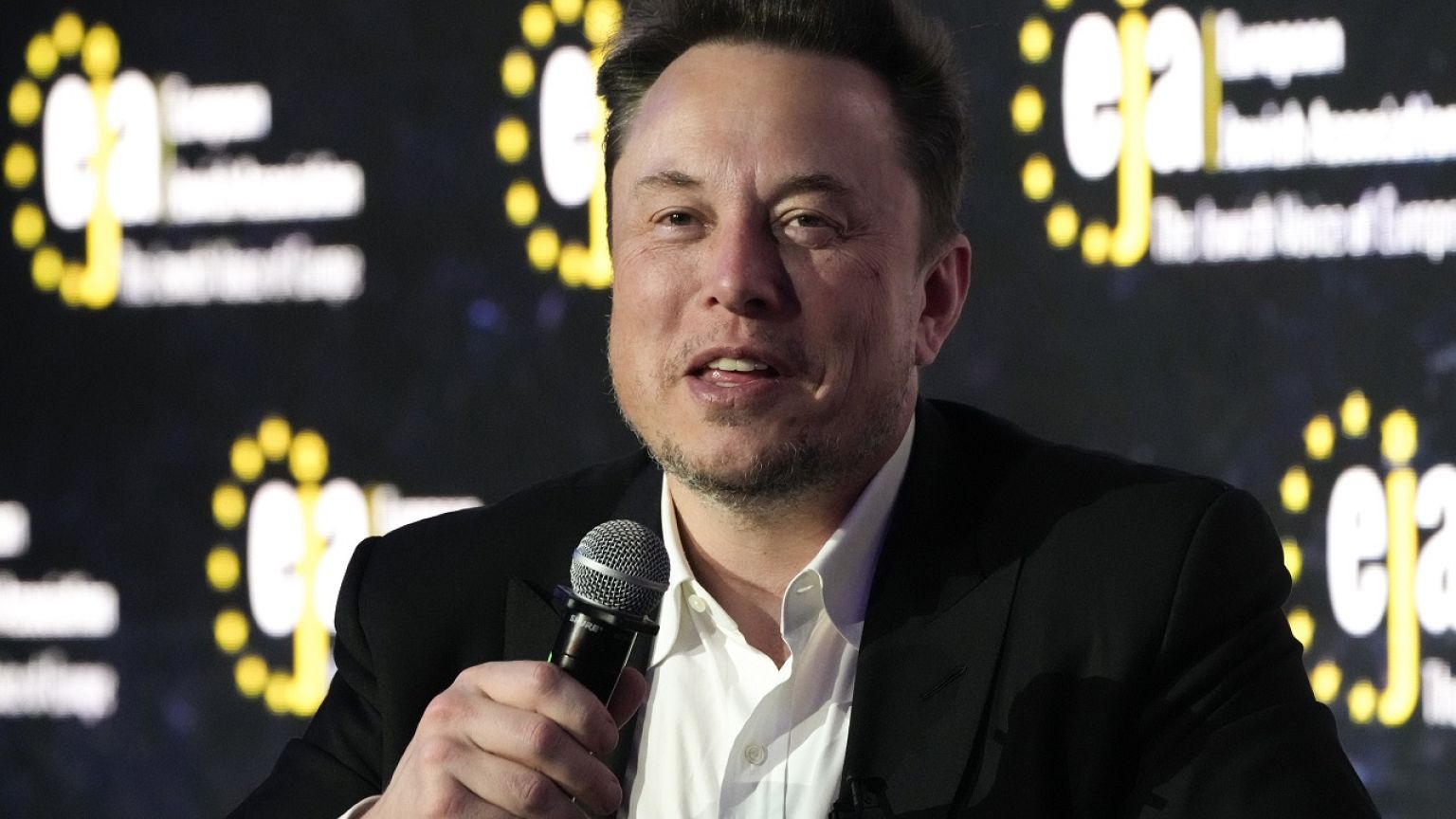 X, Tesla and SpaceX's CEO Elon Musk speaks during an interview.