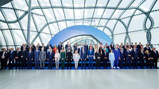 Delegates at the Ukraine Recovery Conference in Rome, 10 July, 2025