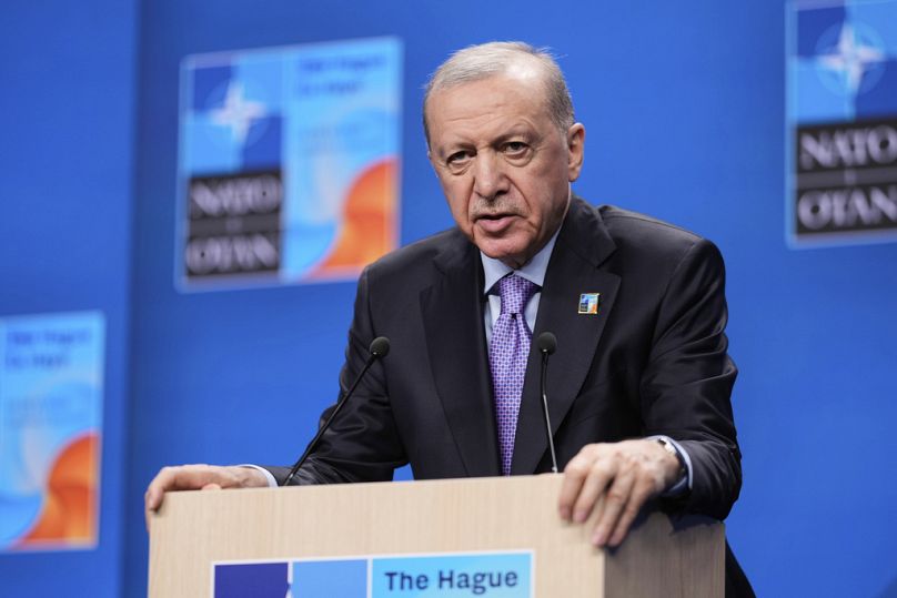 Der türkische Präsident Recep Tayyip Erdoğan ist ein bekennender ideologischer Anhänger von der Muslimbruderschaft und den Grauen Wölfen.