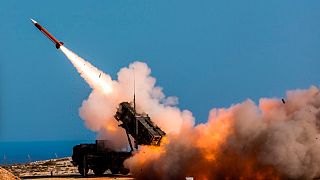 German soldiers fire the Patriot weapons system at the NATO Missile Firing Installation in Greece, 8 November, 2017