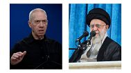 یوآو گالانت و علی خامنه‌ای