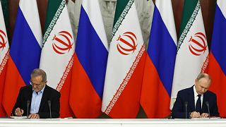 مسعود پزشکیان و ولادیمیر پوتین در ژانویه ۲۰۲۵
