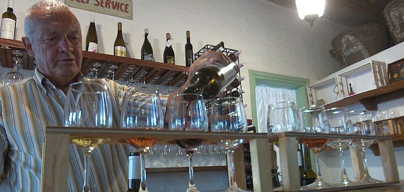 Giorgos Manalis, propietario de la Bodega Manalis