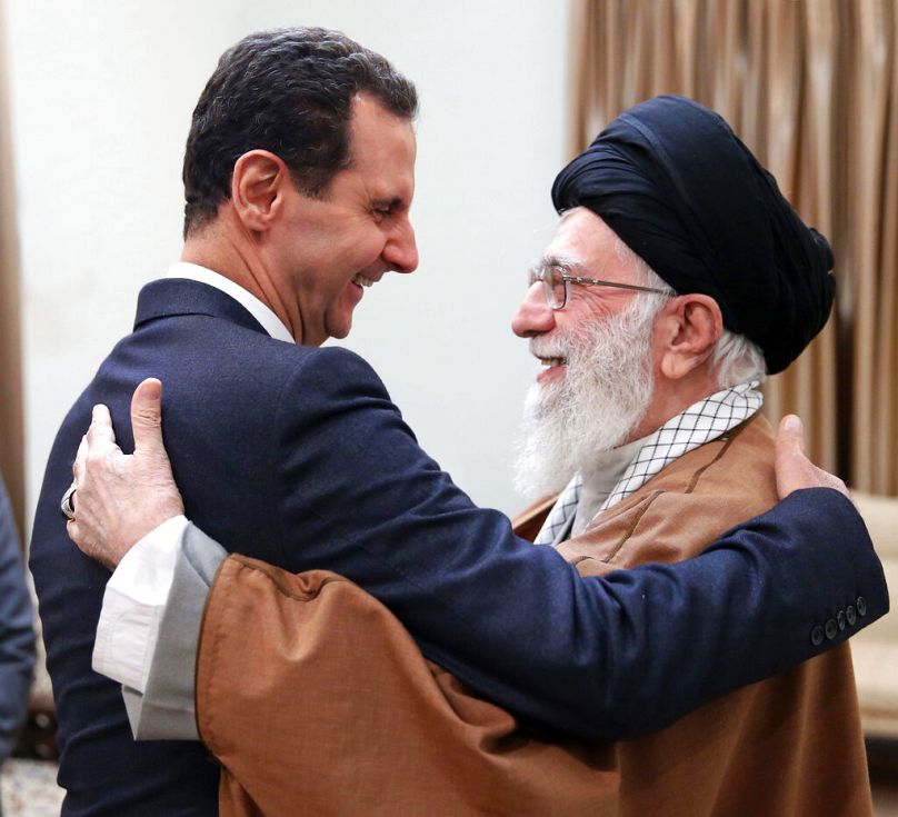 علی خامنه‌ای و بشار اسد