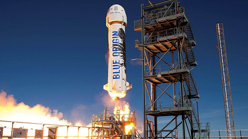 Jeff Bezos Blue Origin hordozója