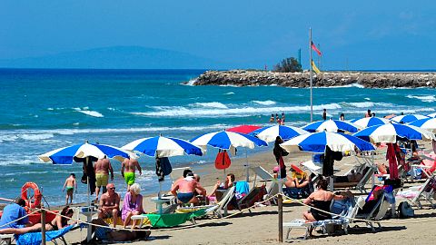 Italian beach