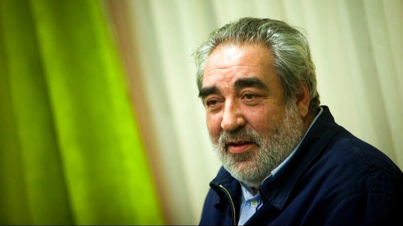 Portuguese architect Eduardo Souto de Moura meets the press after winning the Pritzker Prize. 