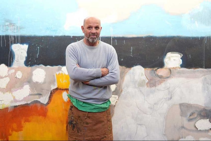 In the studio with Peter Doig