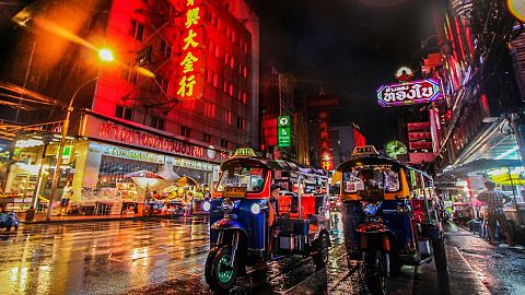 Bangkok's Chinatown, pictured here, is a top draw for international tourists.