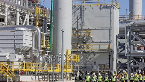 Venture Global's Plaquemines LNG export facility in Plaquemines, Louisiana.