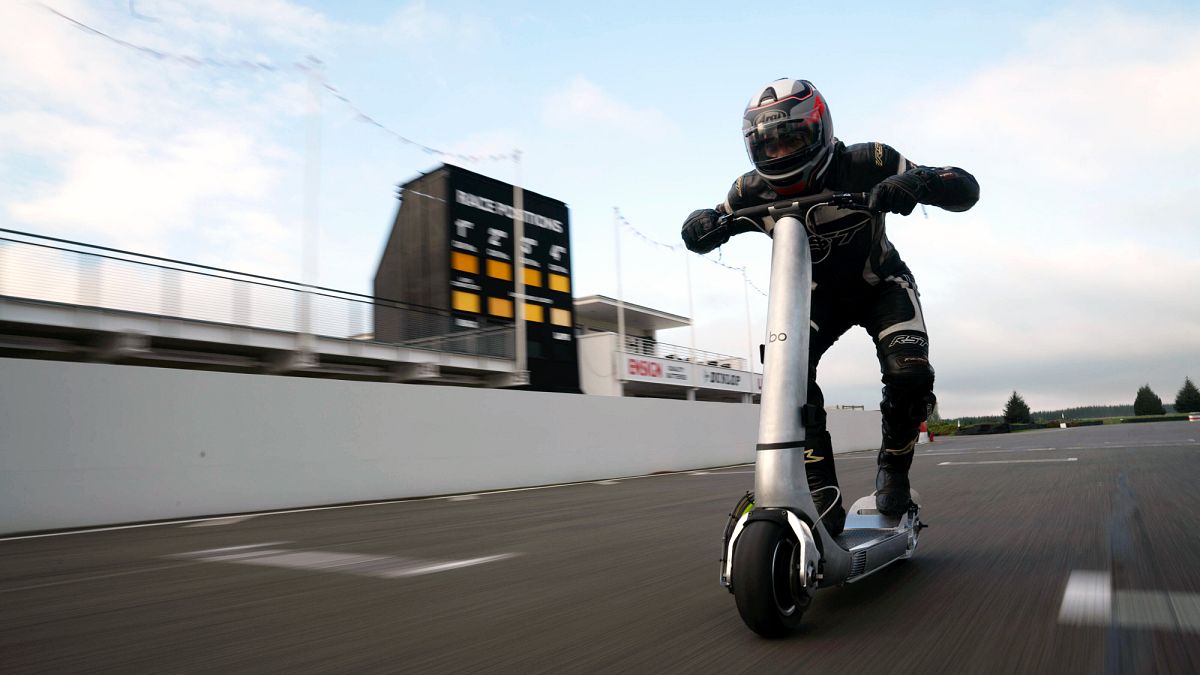 Forget everything you thought about e-scooting: this racing e-scooter can cruise at 160km/h