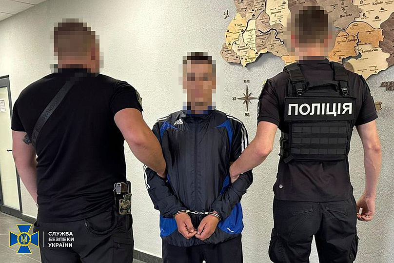 Задержанный поджигатель