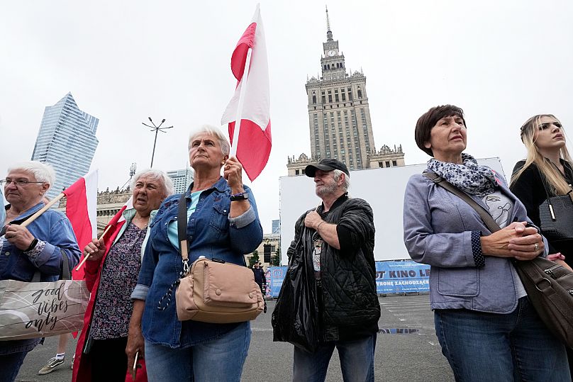 Protest "Stop Imigracji" w Warszawie. 