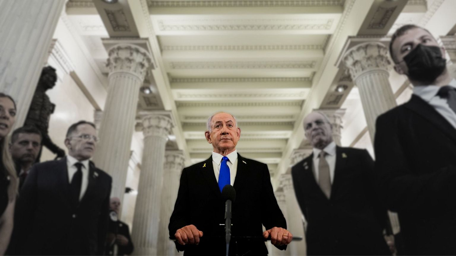 بنیامین نتانیاهو در سفر به واشنگتن