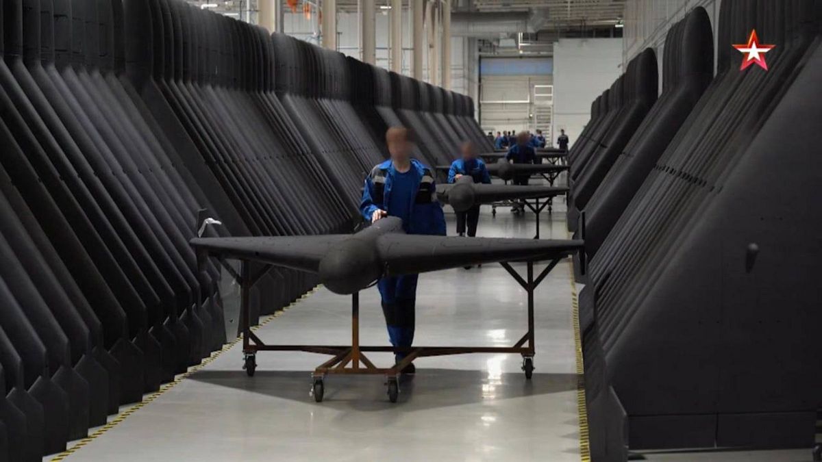Russia ramps up drone production using teenage workers, video shows