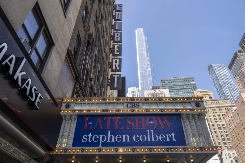The Ed Sullivan theatre, where 'The Late Show with Stephen Colbert' is filmed.