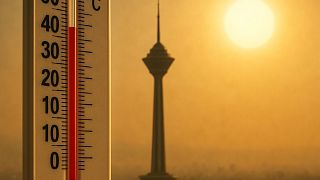 عکس تزئینی از گرمای هوا در تهران