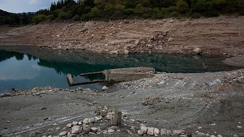 The lake of Mornos