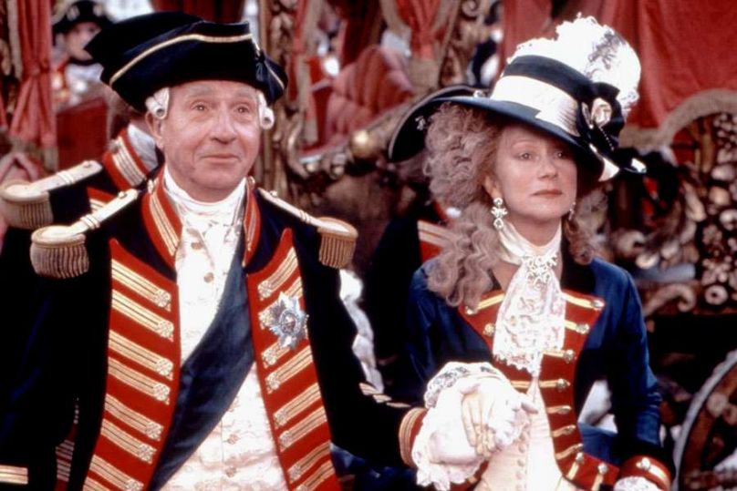 Nigel Hawthorne and Helen Mirren in 'The Madness of King George'