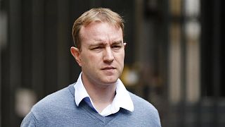 Tom Hayes arrives at Southwark Crown Court in London, Thursday, July 30, 2015, where he denies charges of conspiracy to defraud. 