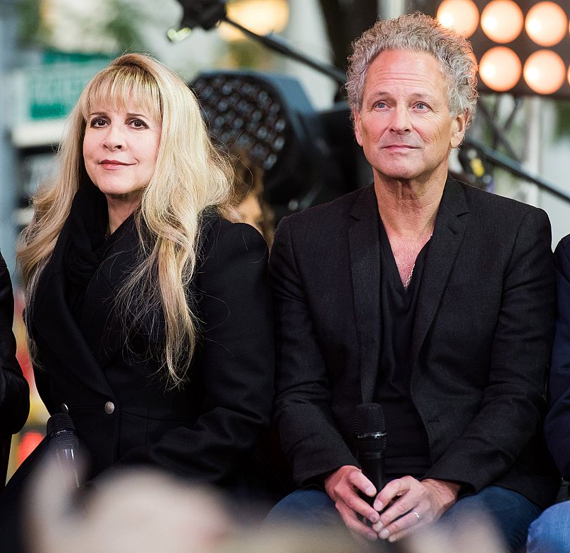 Stevie Nicks and Lindsey Buckingham on NBC's Today show in New York, 9 October 2014
