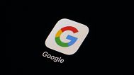 The Google logo shown on a smartphone. 