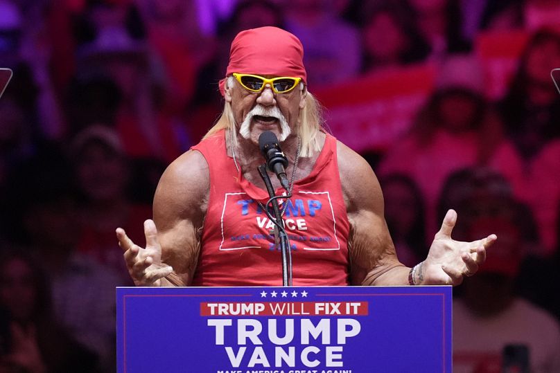 Hulk Hogan podczas inauguracji prezydentury Donalda Trumpa. 