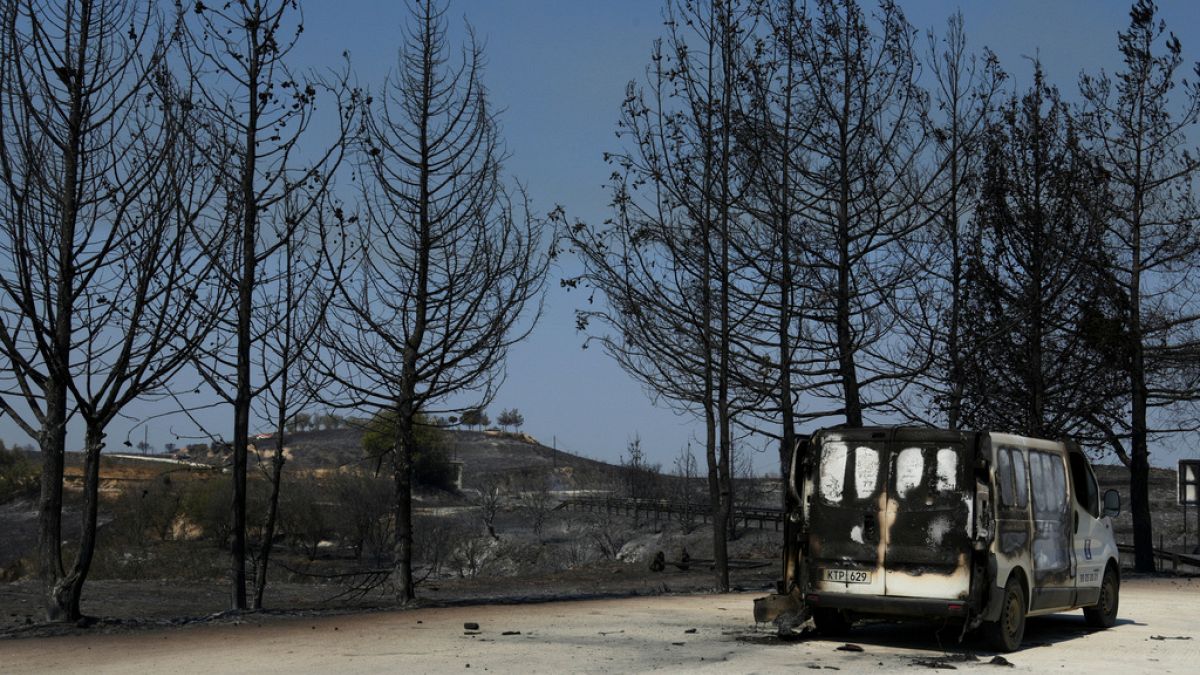 125 km² brûlés et deux morts : Chypre fait le bilan des destructions suite à un feu de forêt