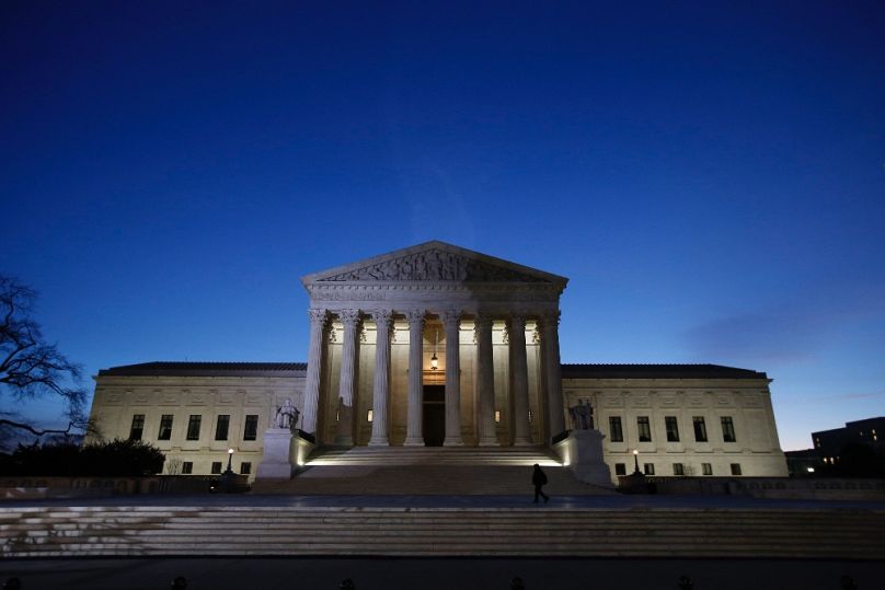 Az amerikai Legfelsőbb Bíróság Washingtonban, 2016 februárjában