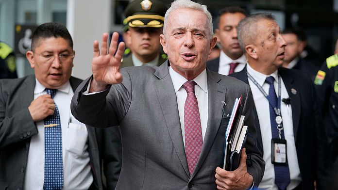 Ex-Colombian president Uribe convicted of witness tampering and bribery Ex-Colombian president Uribe convicted of witness tampering and bribery