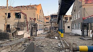 The aftermath of the Russian strike on Bilenkivska Correctional Colony in the Zaporizhzhia region of Ukraine, 29 July 2025
