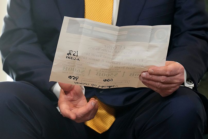 Дональд Трамп после заключения сделки