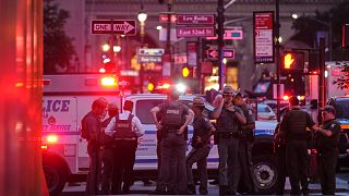 At least 5 dead, including gunman, at office building in New York shooting