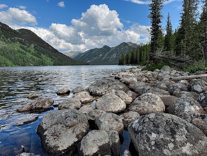 Glaciers melt to create a whole web of pristine, even drinkable creeks and rivulets.