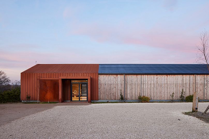 Knepp Wilding Kitchen and shop in Surrey by Kaner Architects 