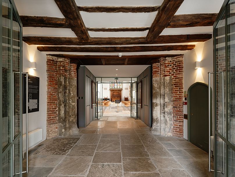 Inside St Mary's Walthamstow, one of the oldest building's in the area.