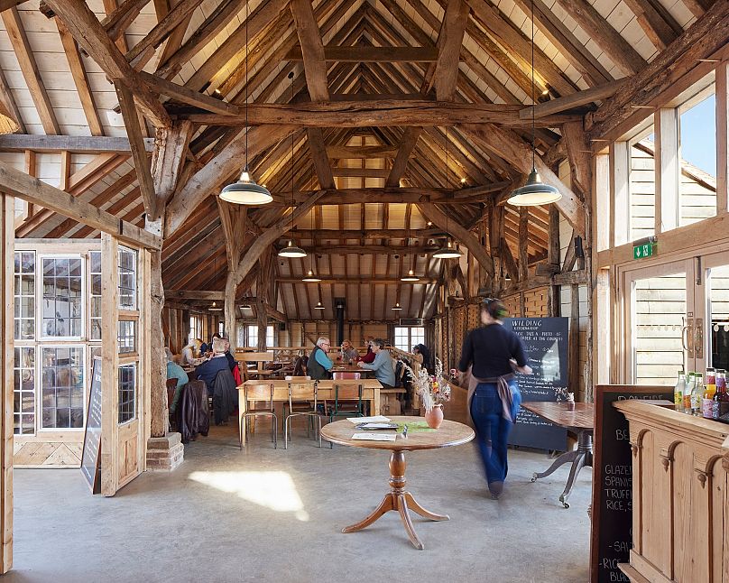 Inside Knepp Wilding Kitchen and Shop