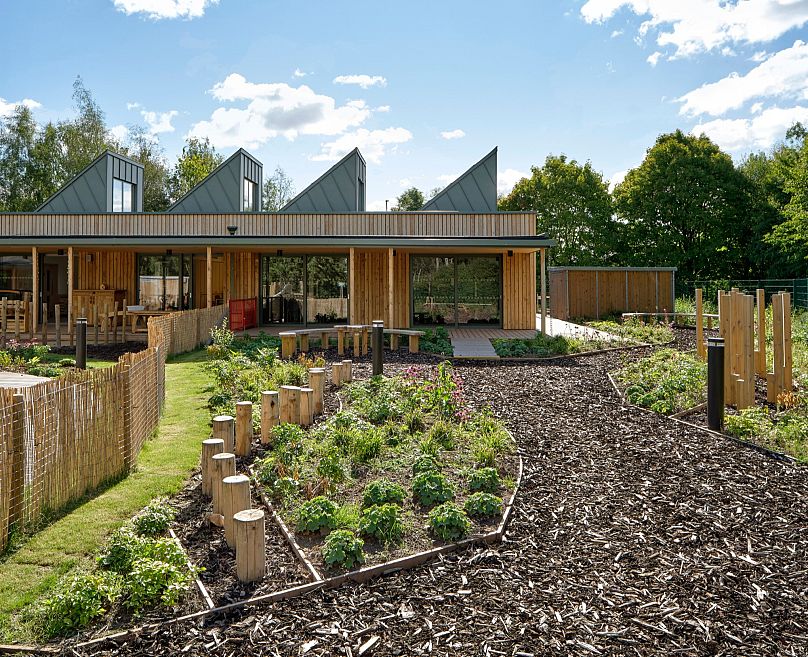 Where once there was asphalt now there's a bountiful garden at Woodlands Nursery 
