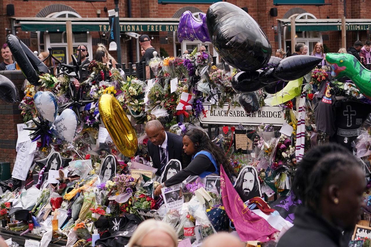 Tributes in Birmingham for Ozzy Osbourne