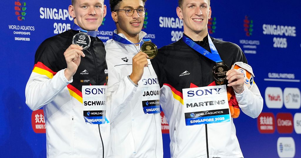 Tunisia’s Ahmed Jaouadi triumphs in 800m freestyle at championships