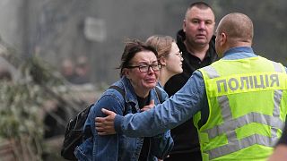 WATCH: Rescue efforts in Kyiv after Russian missile strikes kill six