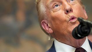 President Donald Trump speaks during an event to sign an executive order restarting the Presidential Fitness Test in public schools, Thursday, July 31, 2025.