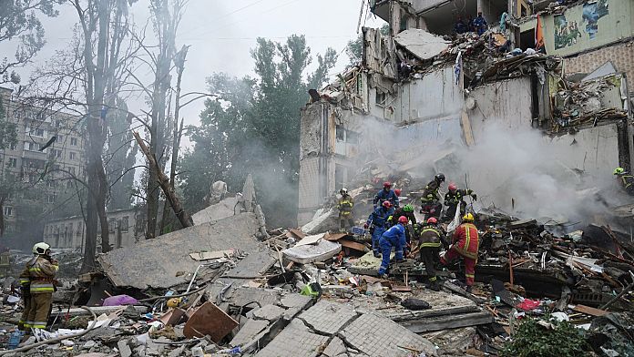 Death toll in 'vile' Russian missile strike on Kyiv rises to 31, including children