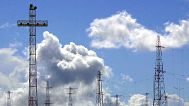 A view of the antennas of the Vatican Radio, which beams the Pope's words around the world, is seen in Santa Maria di Galeria, on the outskirts of Rome.